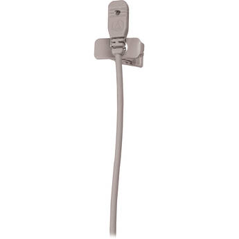 Audio-Technica MT830cW-TH Omnidirectional Lavalier Microphone for Wireless (Theater-Beige, Hirose 4-Pin Connector)