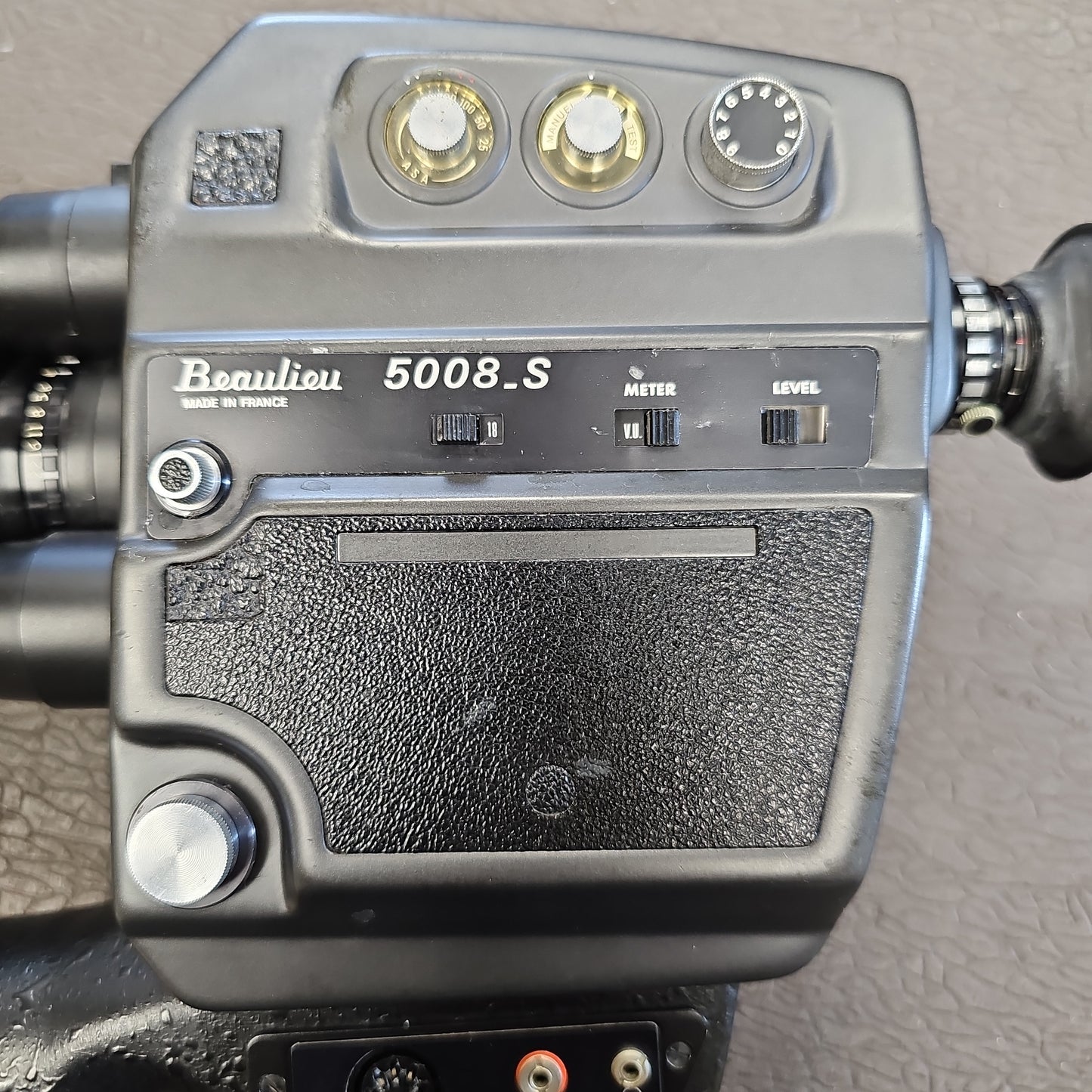 Beaulieu 5008.S Super 8mm Camera S# 445183 with Angenieux 6-80mm T1.2 Zoom lens S# 1402332