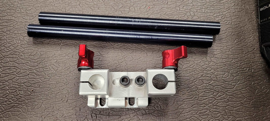 Bolex 15mm Rod Support Bracket with rods