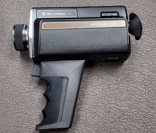 Bell And Howell XL Autoload 2220 Super 8mm camera with grip
