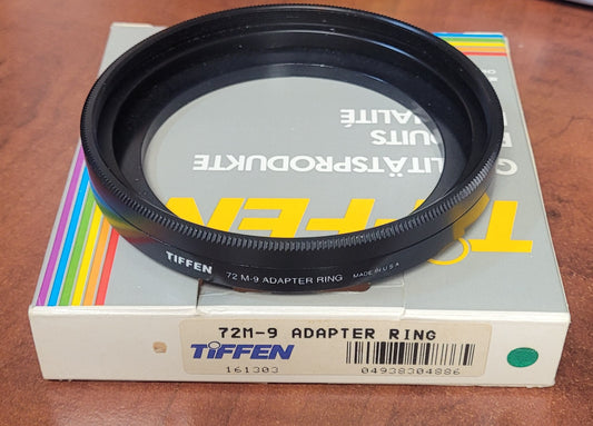Tiffen 72M-9 Series 9 Adapter Ring with Retaining Ring
