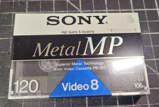 Sony 8mm Metal MP 120 minutes P6-120MPf