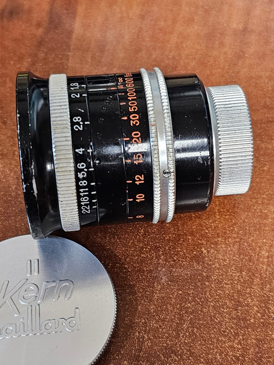 Pizar 50mm f1.8 H16RX C mount lens S# 923970
