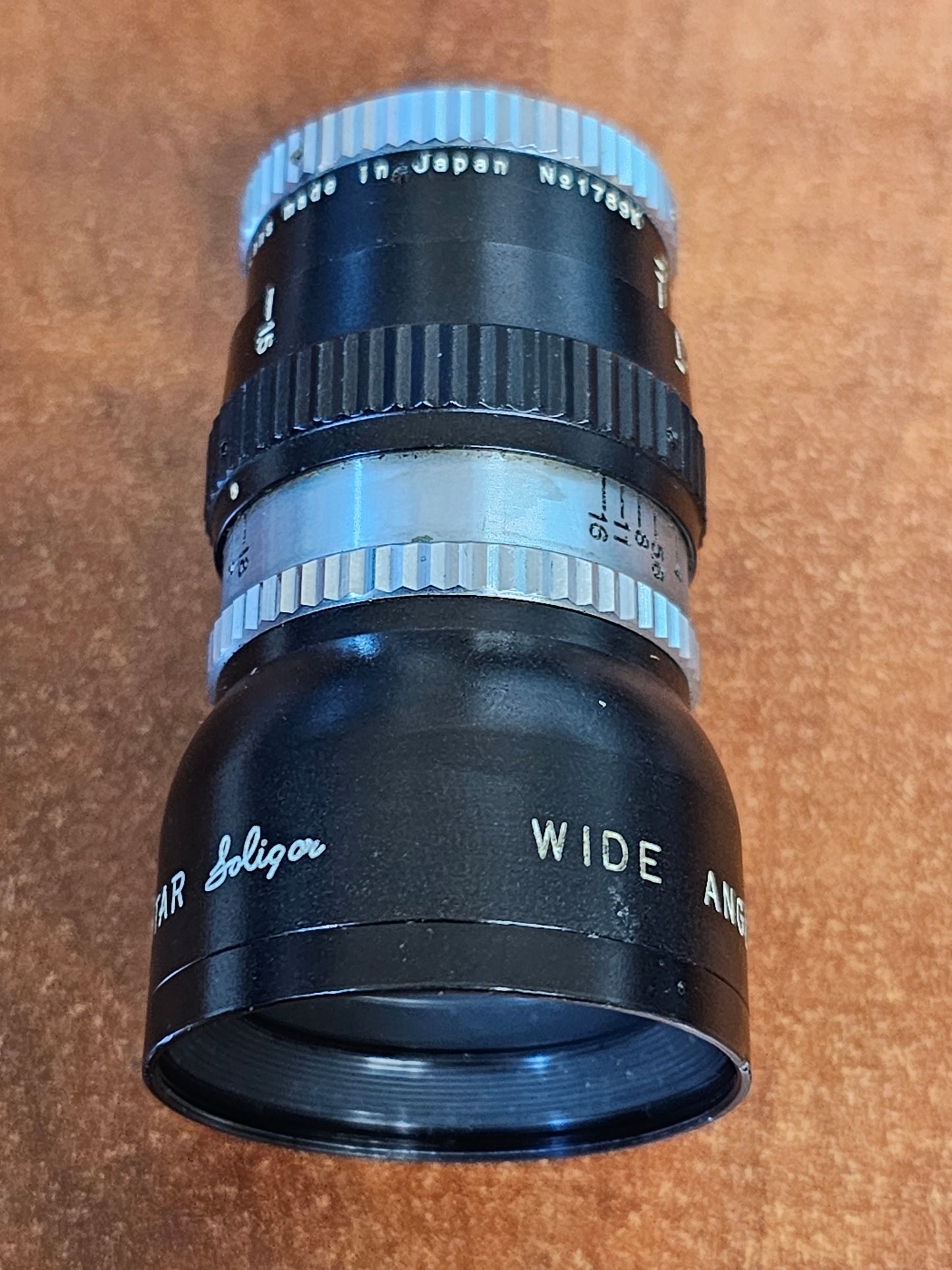 Elitar Soligor 10mm F1.8 C-Mount Wide Angle Lens S# 1789K
