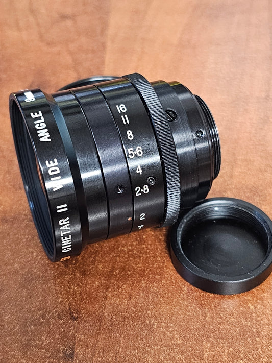 Century Super Cinetar II 9mm f1.8 Wide Angle C-mount lens S# V7452
