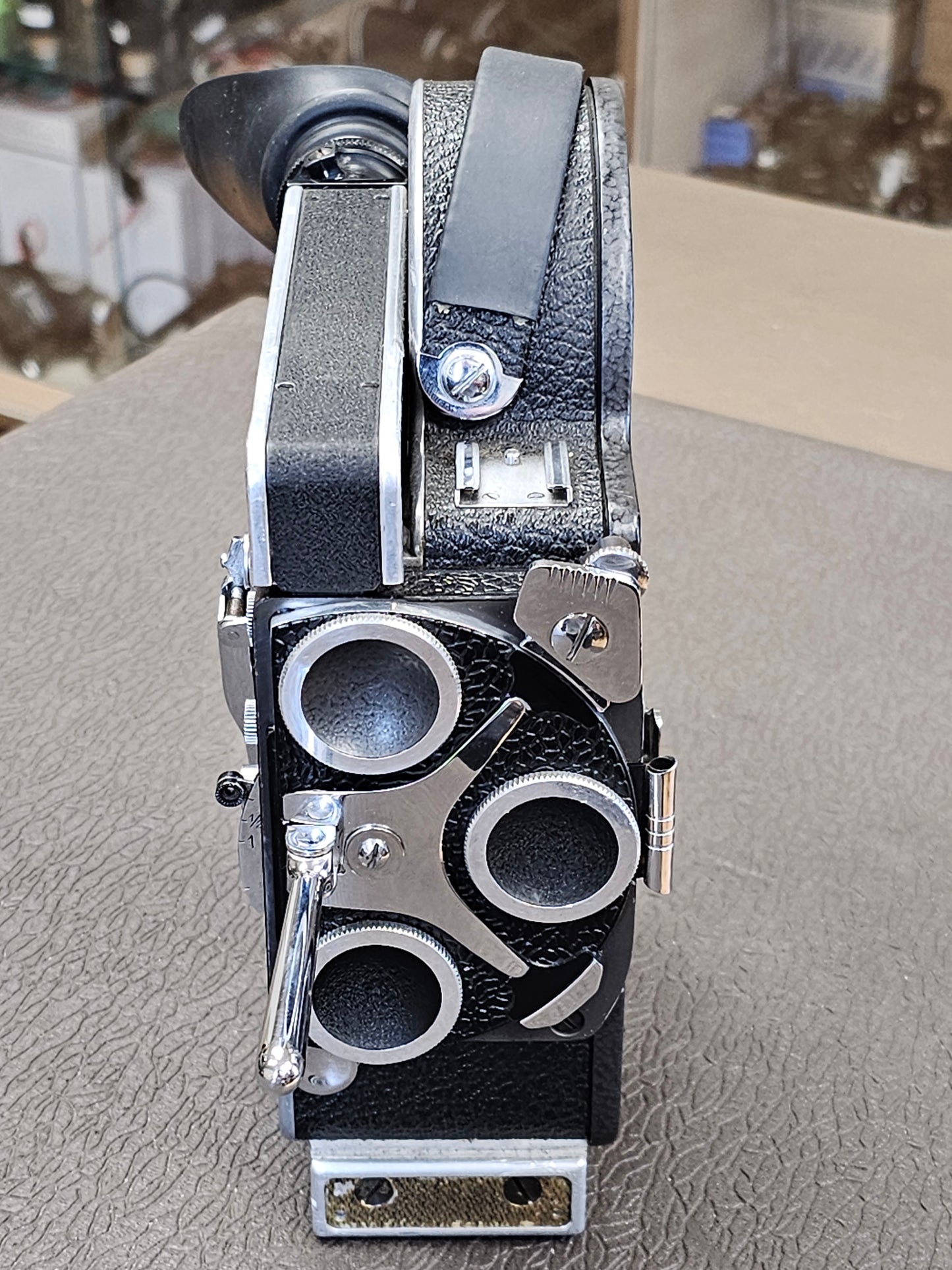 Bolex Super 16 REX 4 Camera body with 10x viewfinder S# 225021