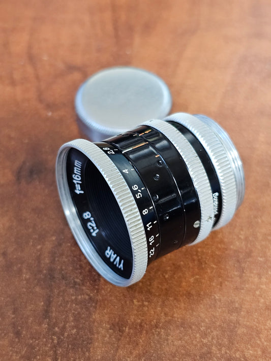 YVAR 16mm f/2.8 AR C-Mount Lens S# 292205