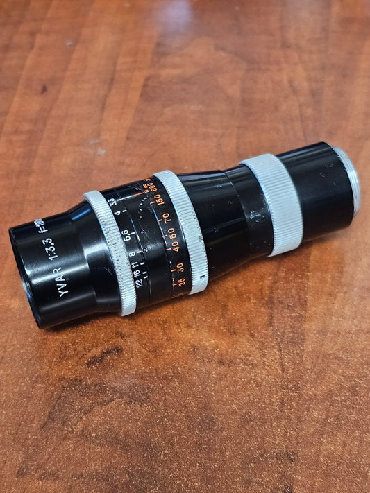 YVAR 100mm f/3.3 AR C-Mount lens S# 441364