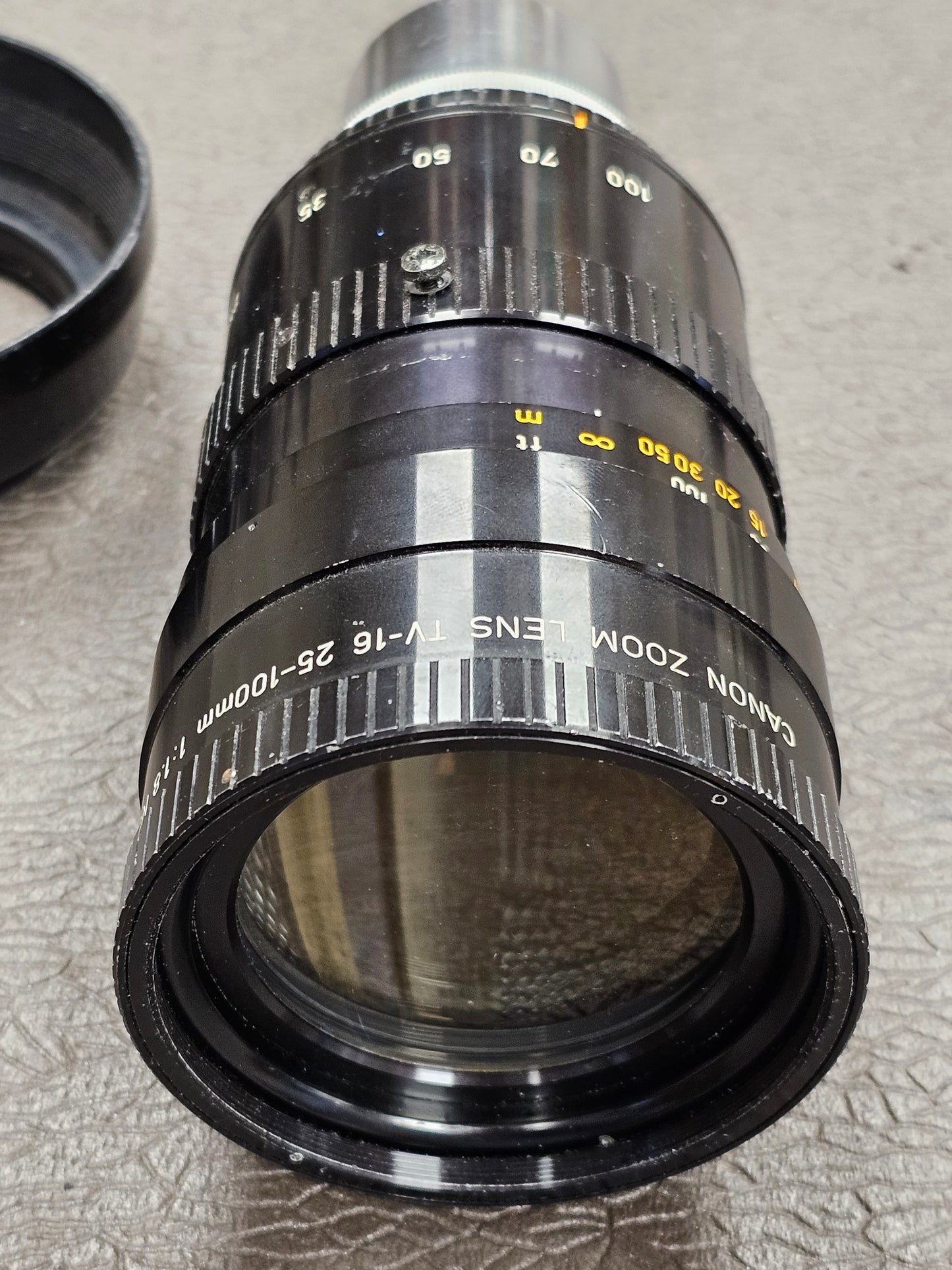 Canon 25-100mm t1.8 TV-16 Zoom Lens C-Mount S# 21267