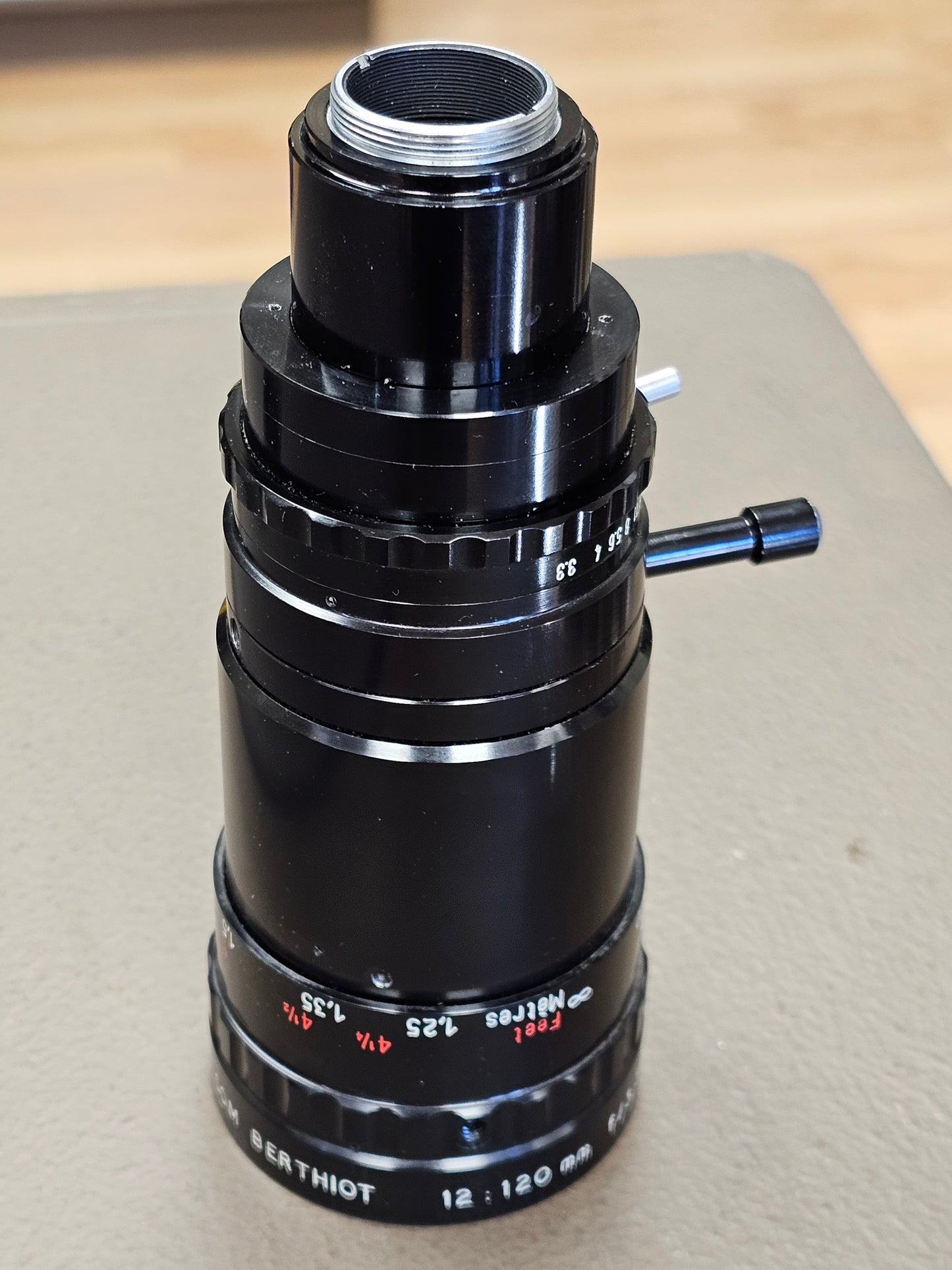 Som Berthiot Pan Cinor 12-120mm f3.3 C-Mount zoom lens S# T59308