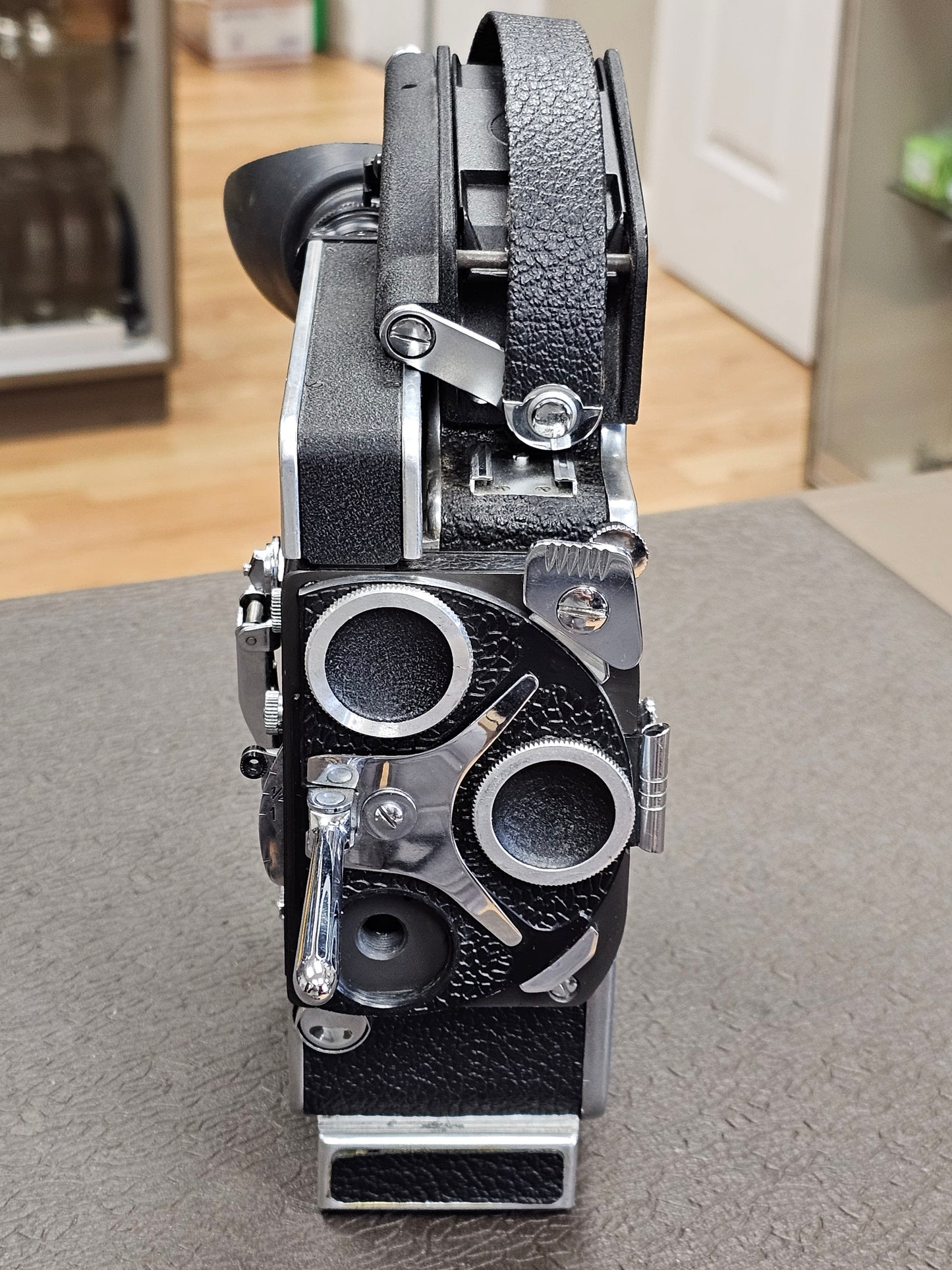 Bolex Super 16 REX 5 Camera body with 10x viewfinder S# 236577
