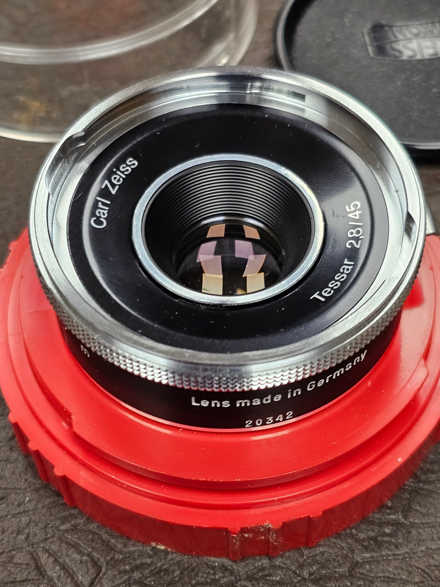 Carl Zeiss Tessar 45mm f/2.8 Lens Contaflex 126 Mount S# 18295