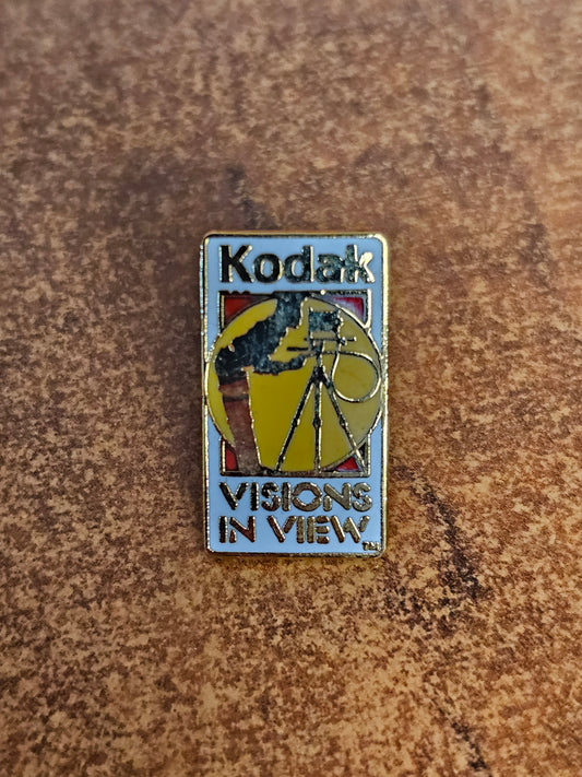 Kodak Visions In View Enamel Lapel Pin