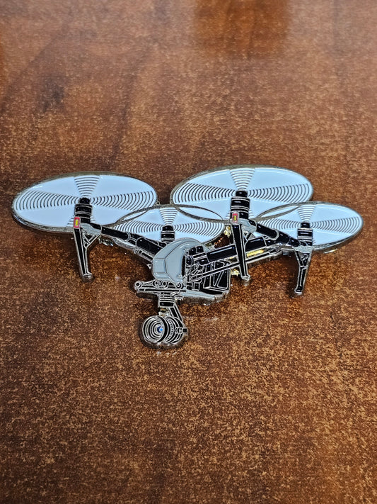Drone Enamel Lapel Pin