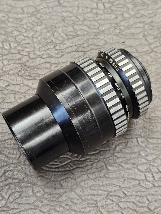 Carl Zeiss Jena DDR 35mm Tevidon f1.9 C-Mount Lens ( Zebra Version )S# 9375214