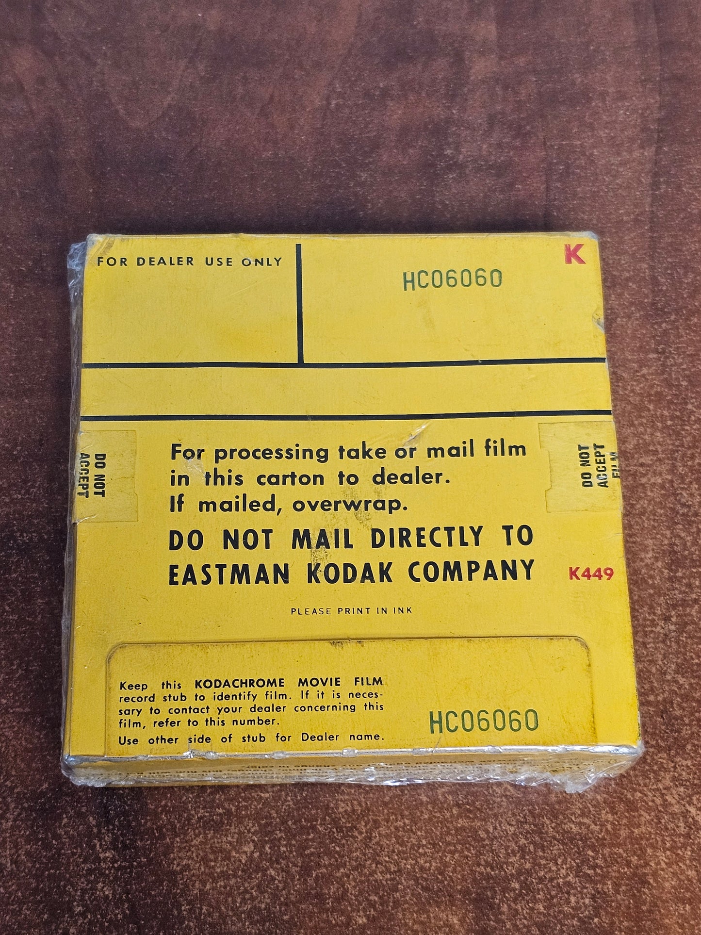 KODAK 16mm 100' Kodachrome Color Safety Film ( Expired Stock )