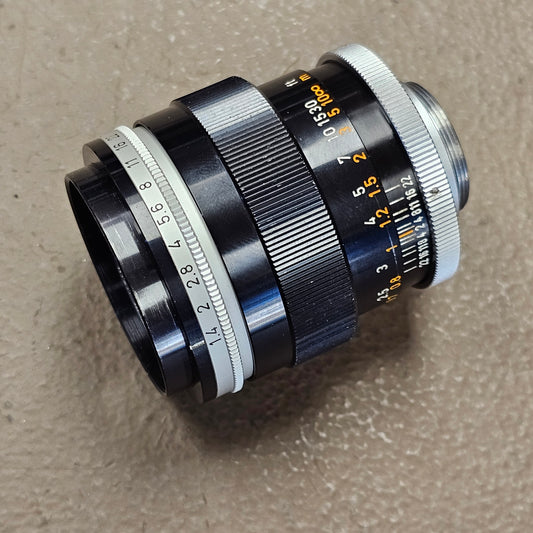 Canon TV-16 50mm T1.4 C-Mount Lens S# 63289