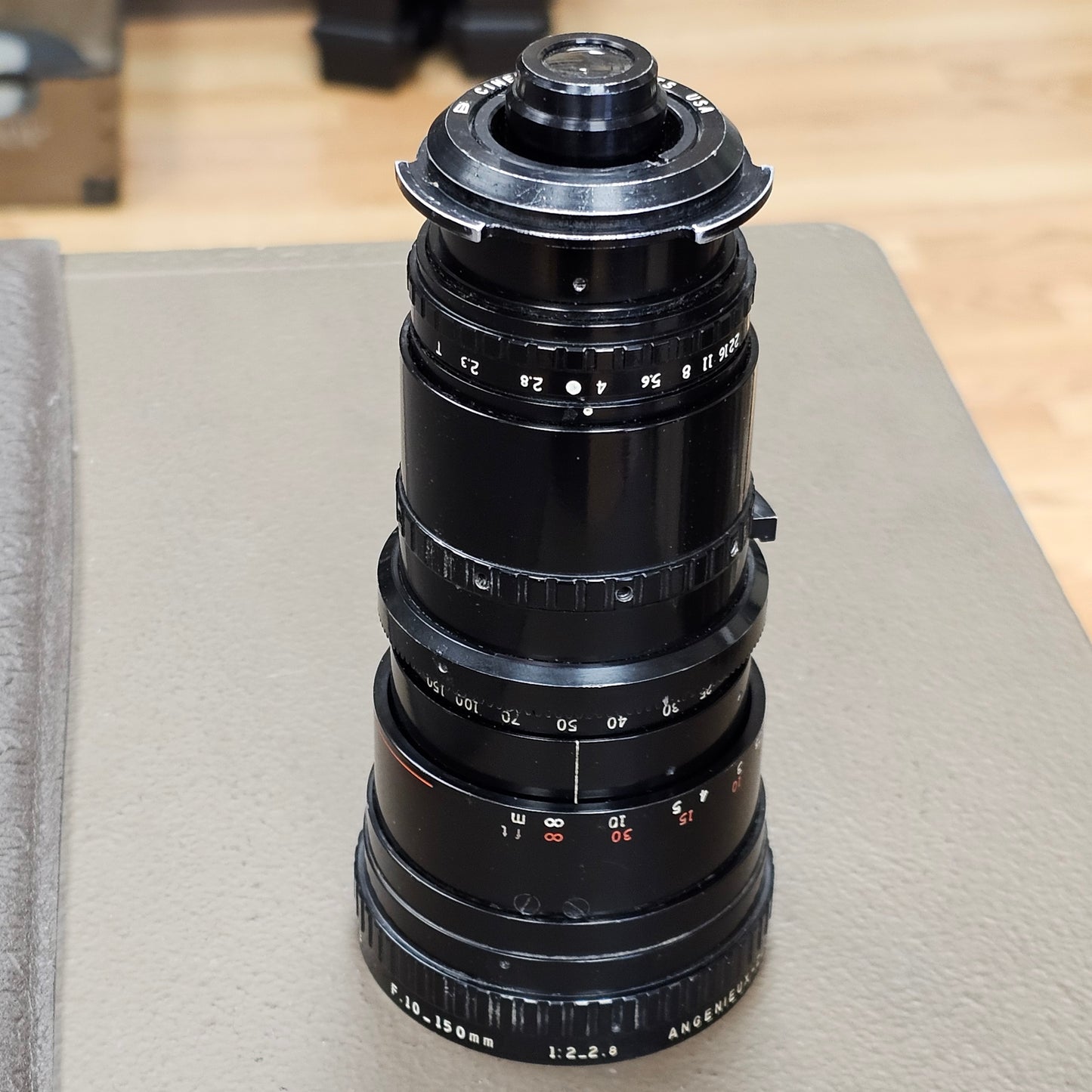 Angenieux 10-150mm T2.3 Type 15 x 10B Zoom Lens in CP-16 Mount S# 1425296