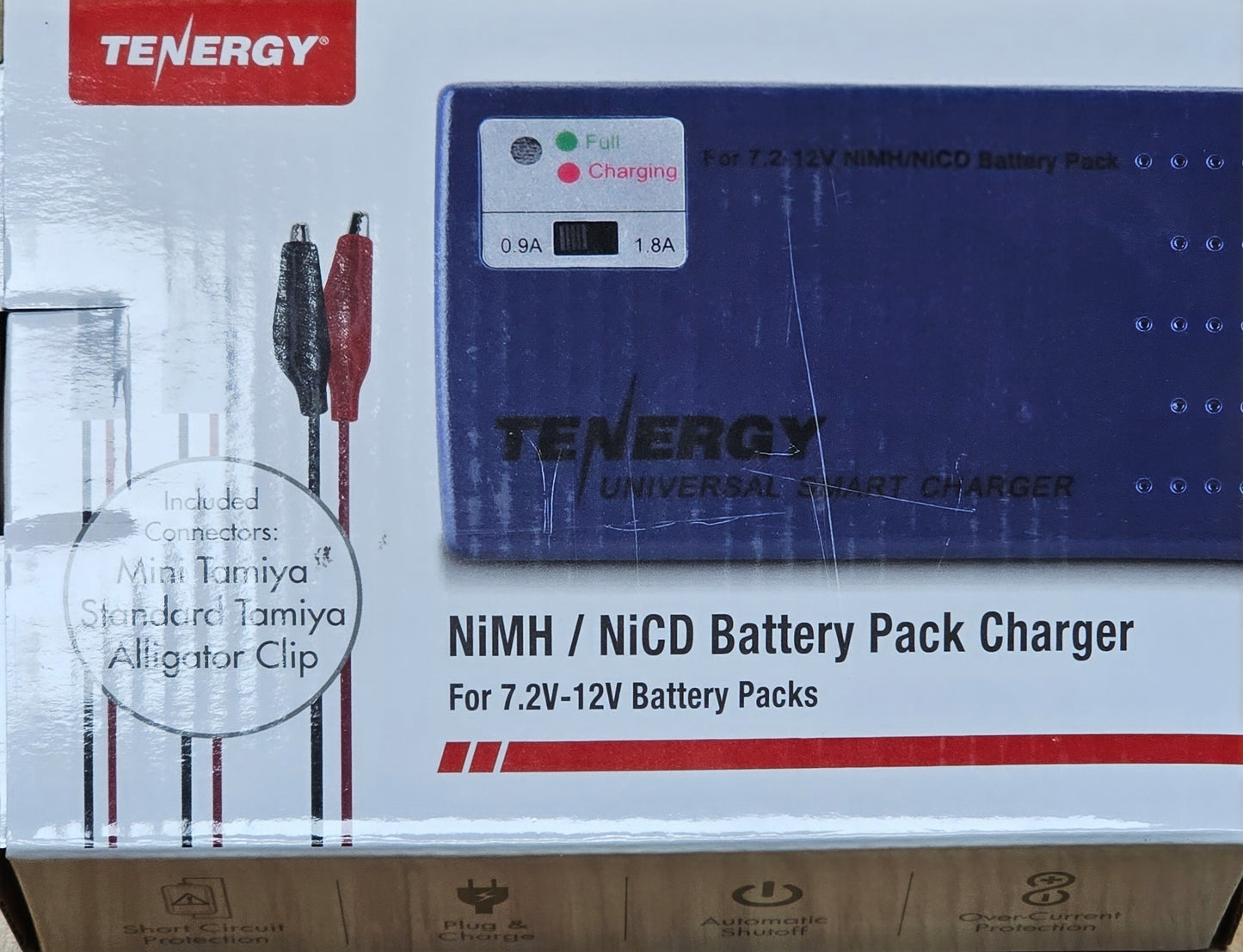 Tenergy Universal Smart Charger for 7.2-12V NiMh/NiCad Battery packs