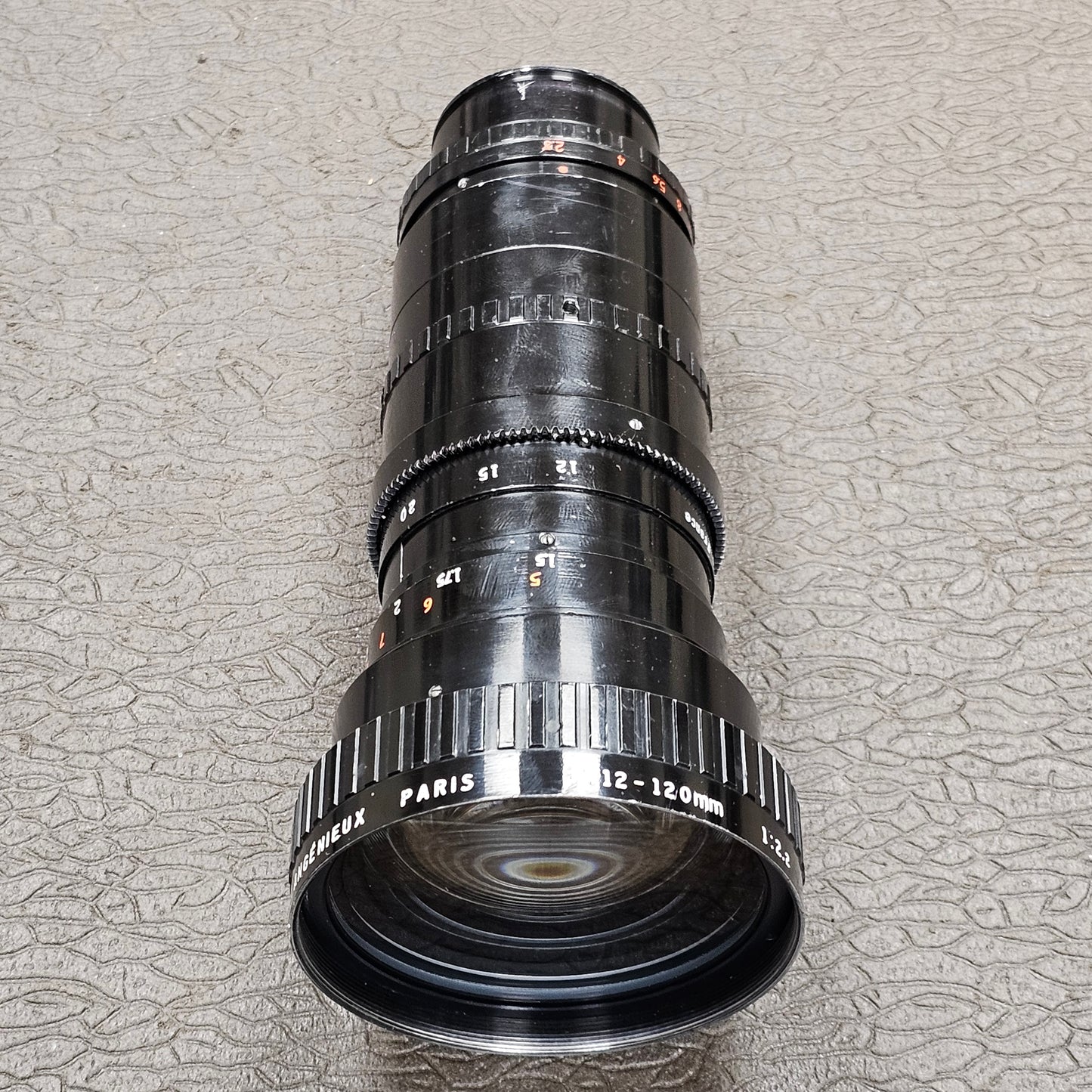 Angenieux 12-120mm T2.5 Type 10 x 12A Arri Standard Mount Zoom lens S# 1240405