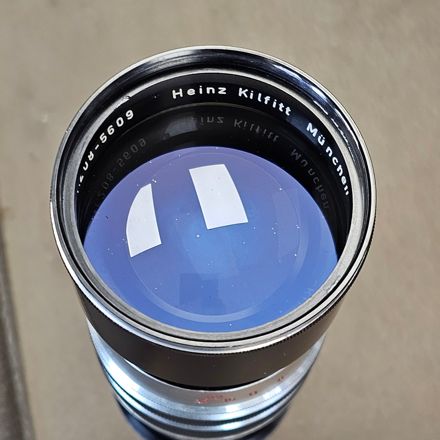 Heinz Kilfitt Munchen Tele-Kilar 300mm f5.6 C-Mount Lens S# Nr.208-5609