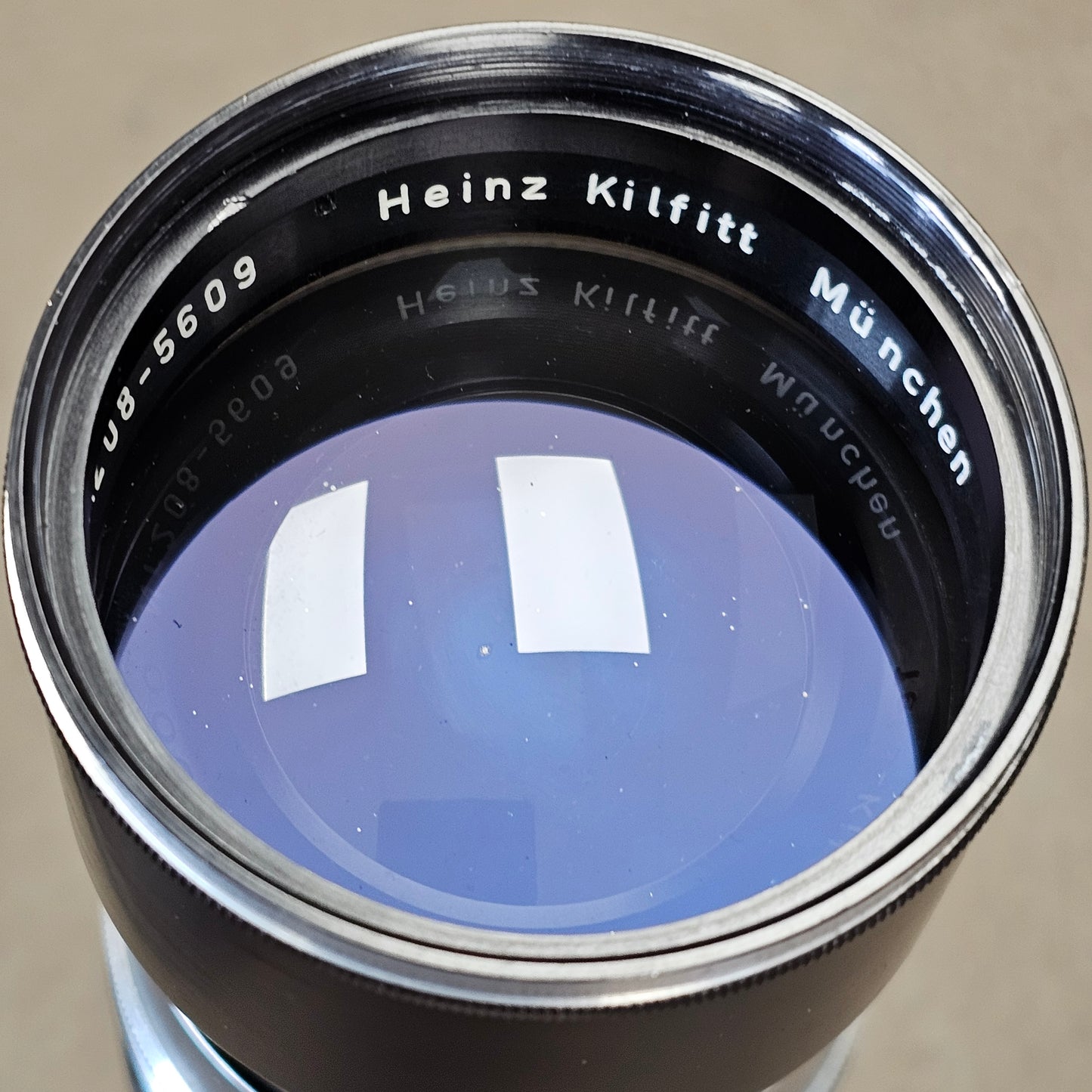 Heinz Kilfitt Munchen Tele-Kilar 300mm f5.6 C-Mount Lens S# Nr.208-5609