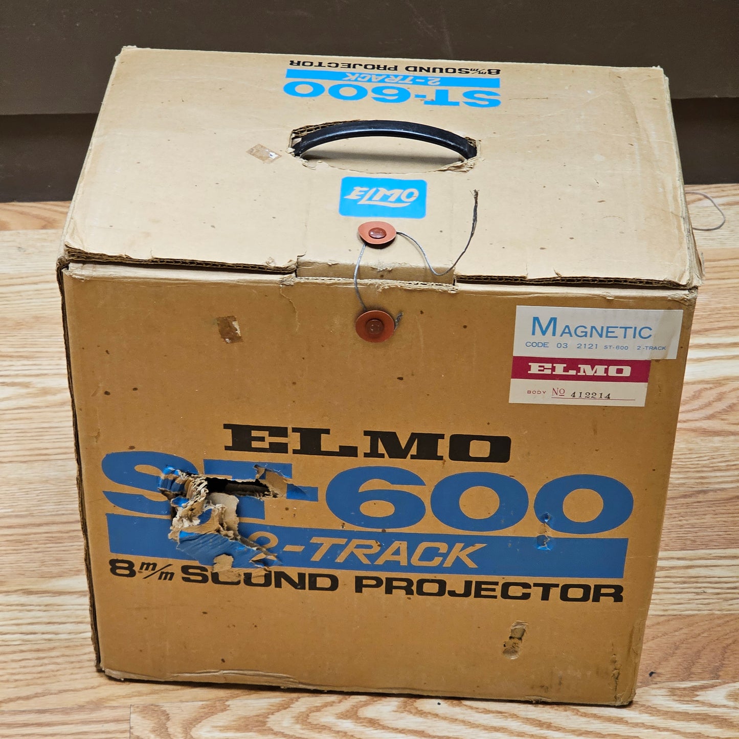 Elmo ST-600 M Super 8mm Sound Projector S# 412214