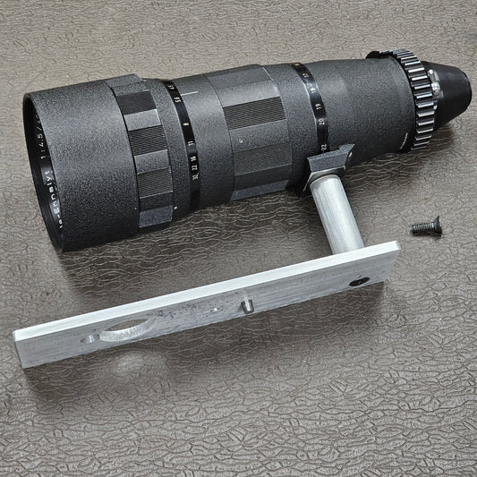 Enna Munchen Tele-Ennalyt f/4.5 400mm Lens M42 Mount with C-Mount adapter S# 2473071