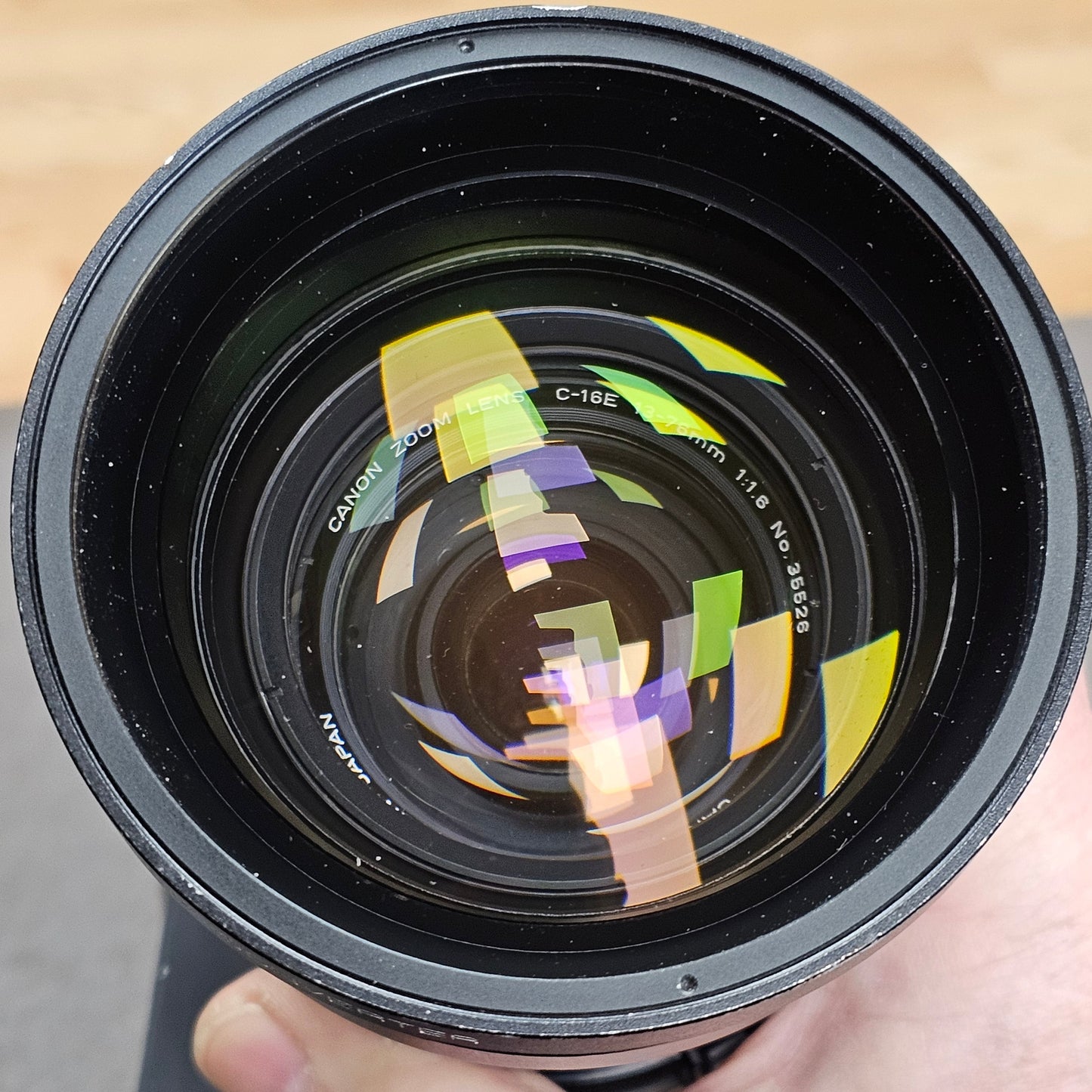 Century Optics Pro Series HD 0.7X  Wide Angle Attachment for Canon Scoopic Cameras S# C103207