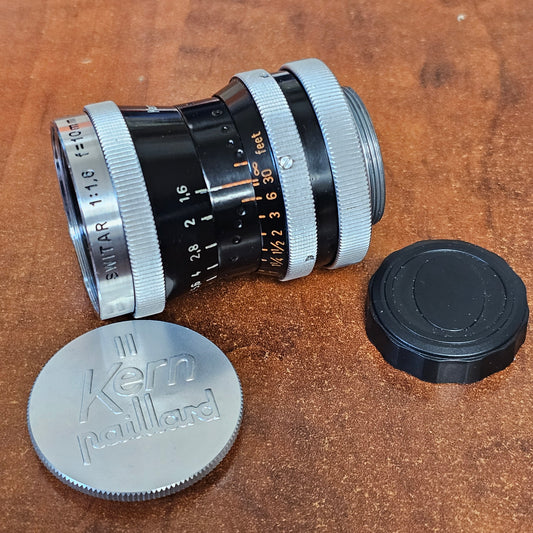 Switar 10mm f1.6 AR C-Mount Lens S# 799803