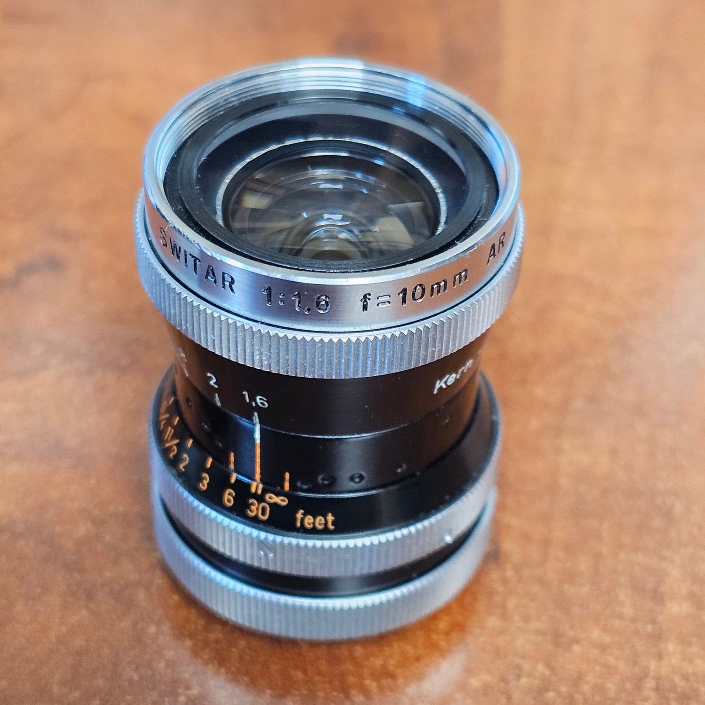 Switar 10mm f1.6 AR C-Mount Lens S# 799803