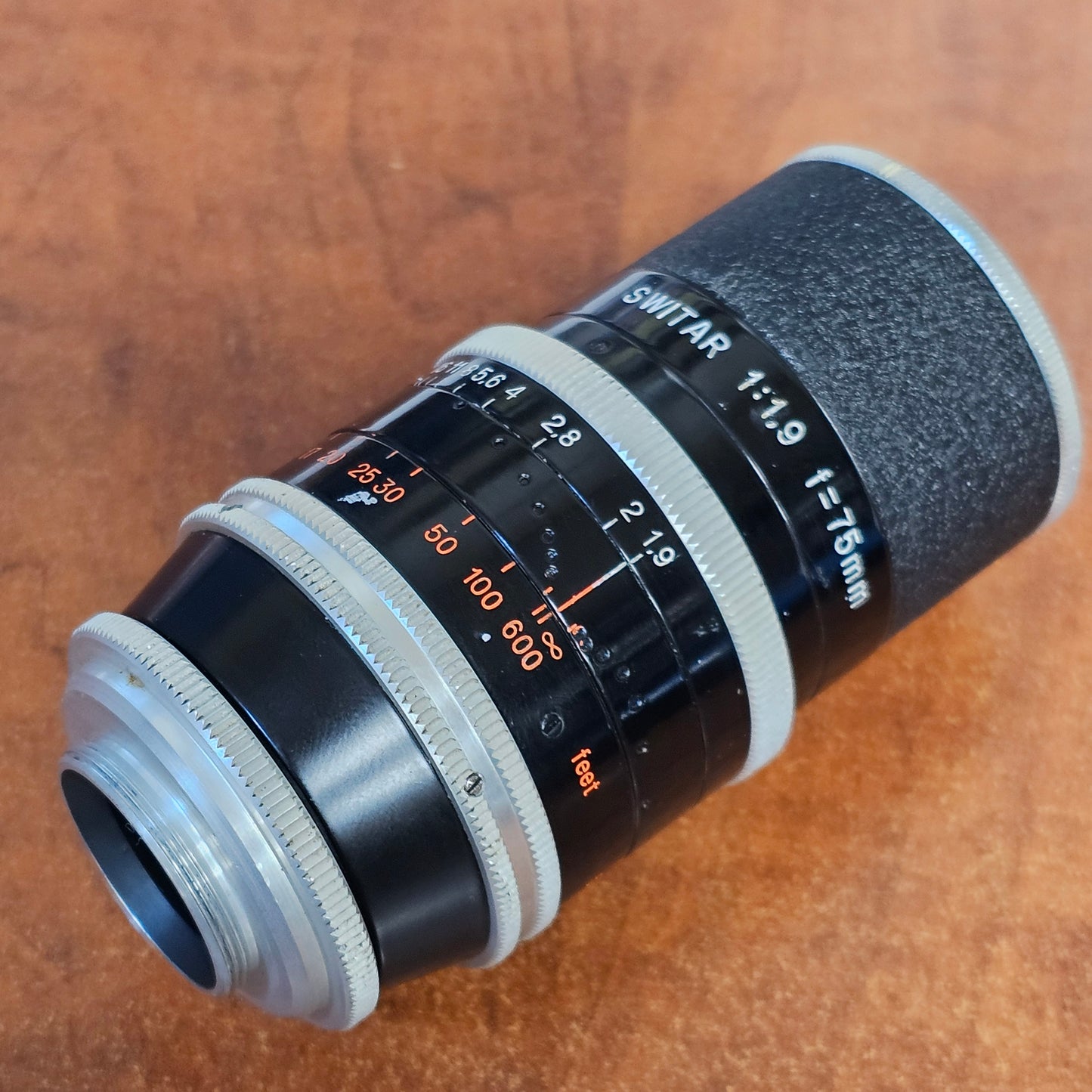 Switar 75mm f1.9 C-Mount Lens S# 1061376