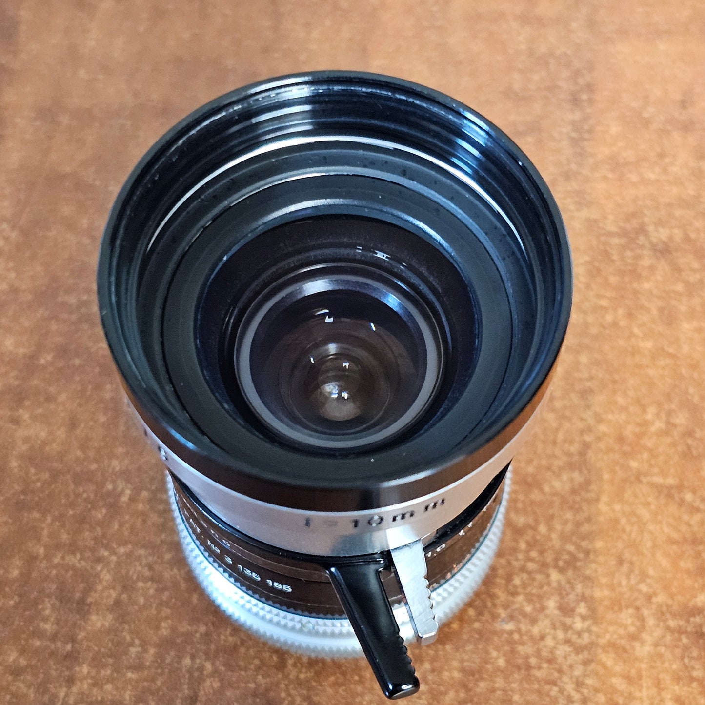 Switar 10mm Preset f1.6 H16 RX C-Mount Lens S# 1120710