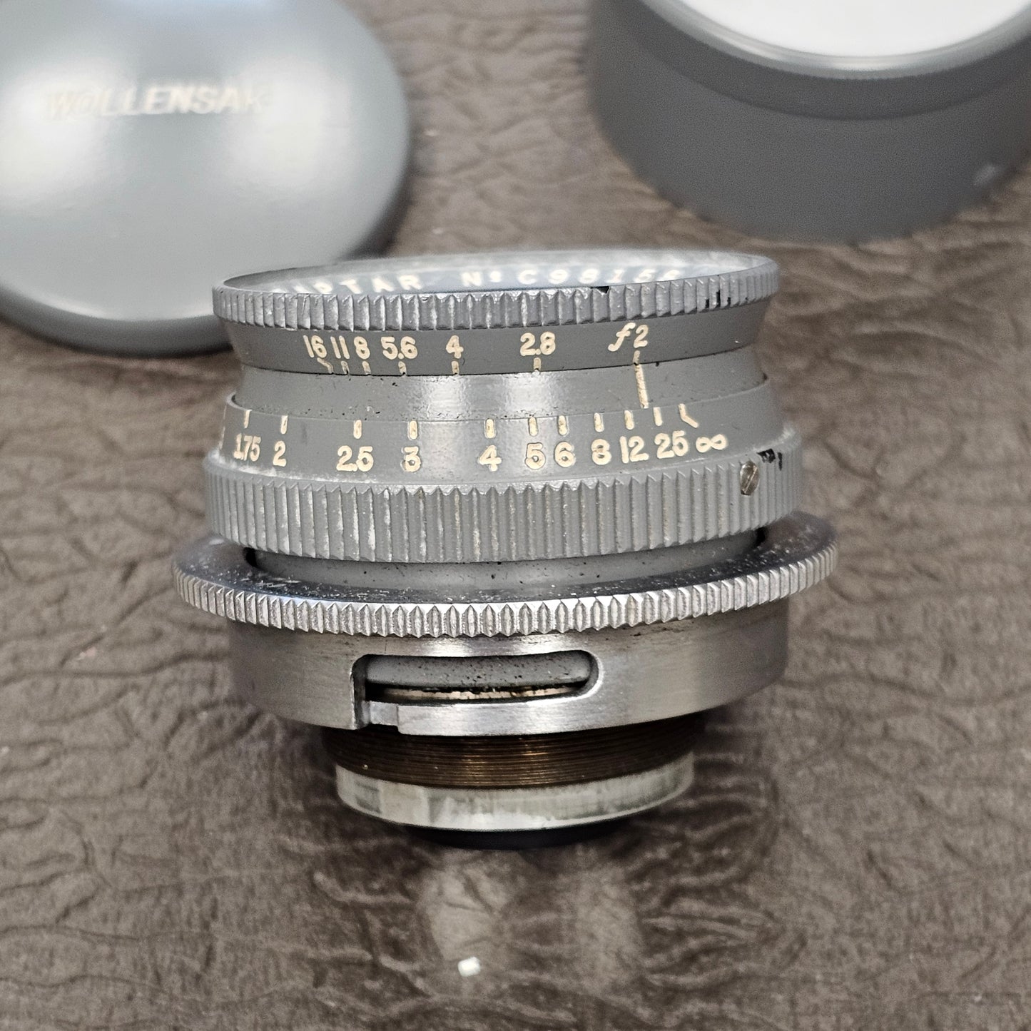 Wollensak Fastax - Raptar Four Lens Set 35mm/50mm/101.4mm/153.6mm Military Gray