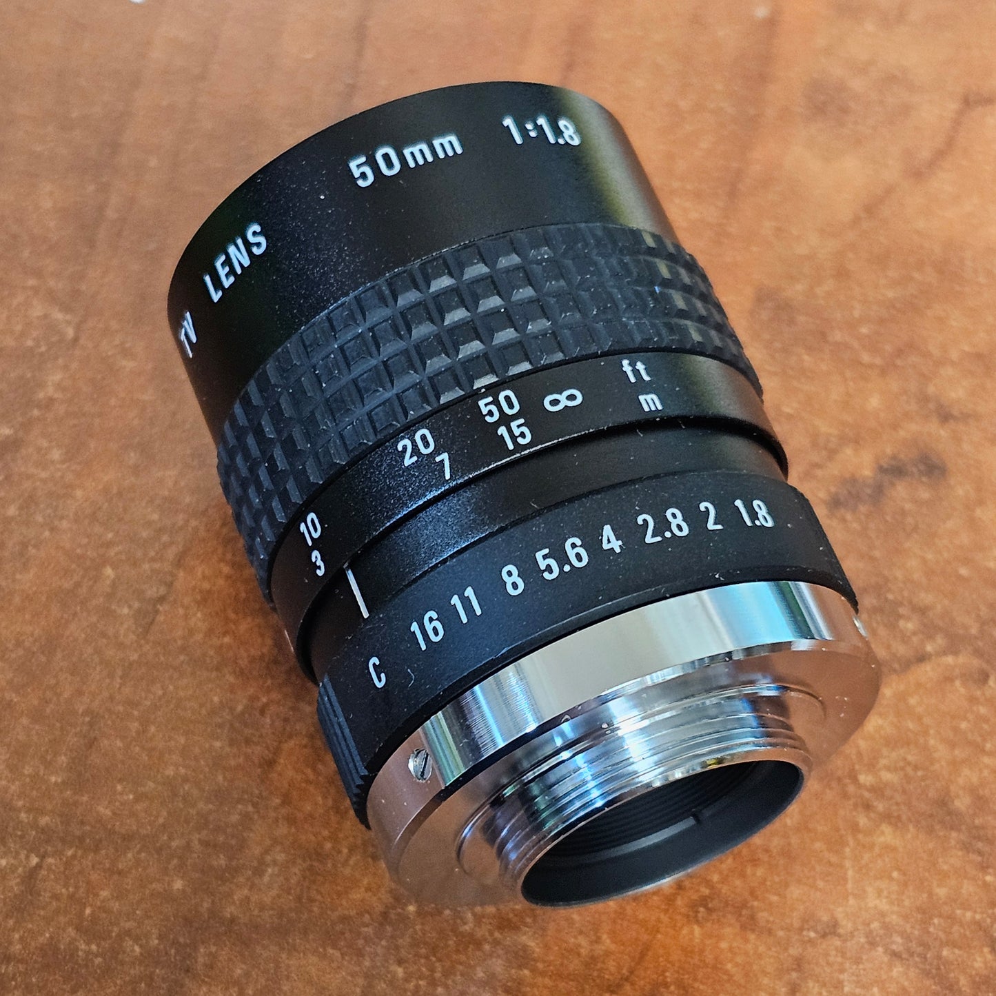 Pentax Cosmicar 50mm f1.8 TV C-Mount Lens S# N/A