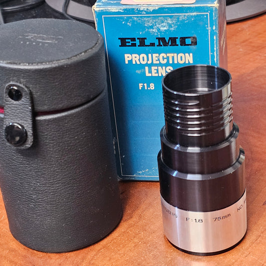Elmo 75mm f1.8 Projection Lens S# 18879