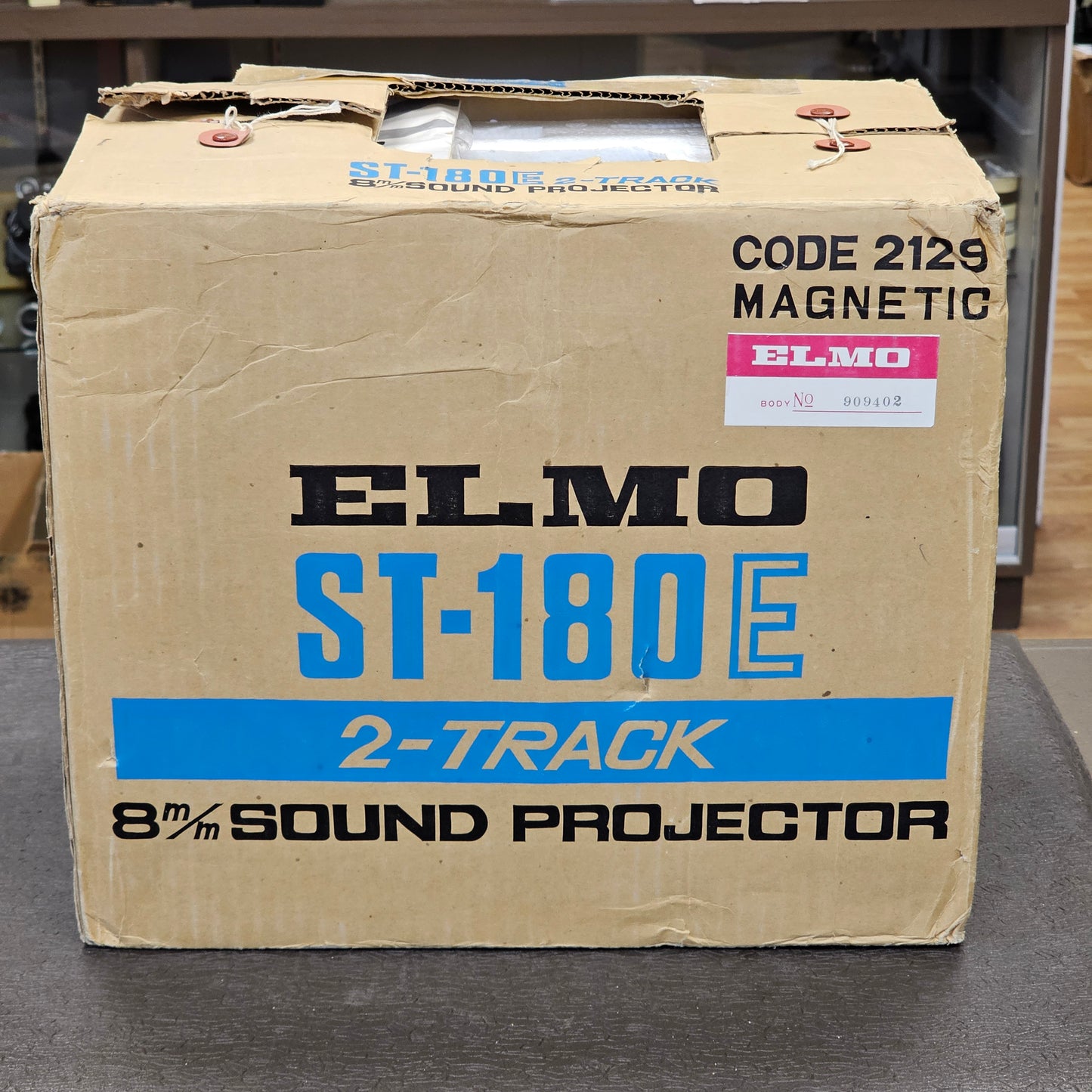 Elmo ST-180E M Super 8mm Sound Projector S# 909402