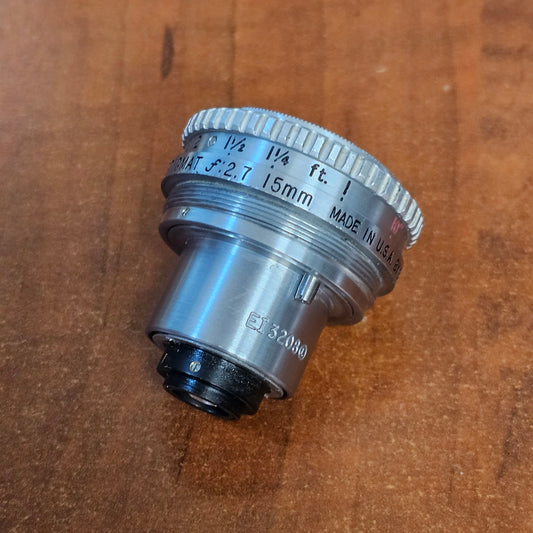 Kodak Anastigmat 15mm f2.7 Lens