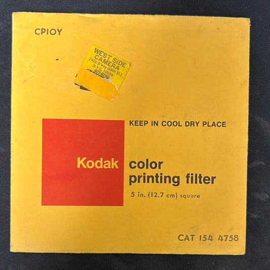 Kodak Wratten Gel Filter (No.CP10Y)  5" x 5"