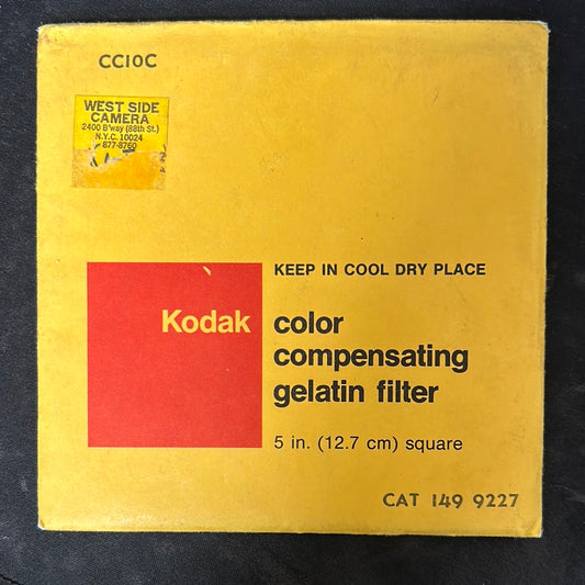 Kodak Wratten Gel Filter (No.CC10C)  5" x 5"