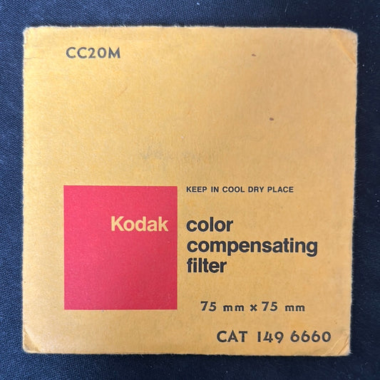 Kodak Wratten Gel Filter (CC20M)  3" x 3"