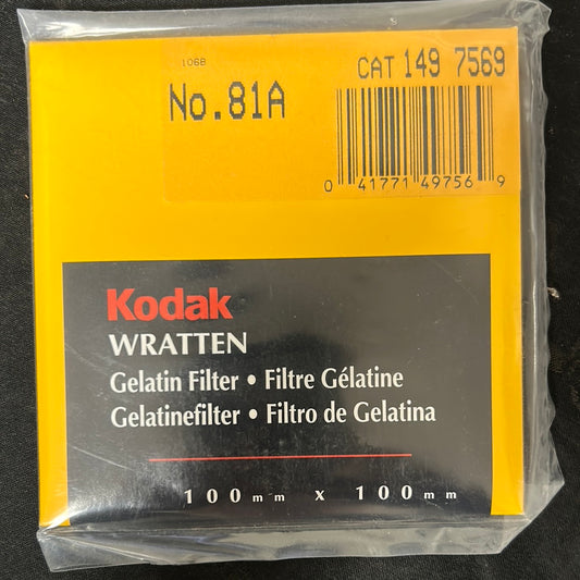 Kodak Wratten Gel Filter (No.81A)  4" x 4"
