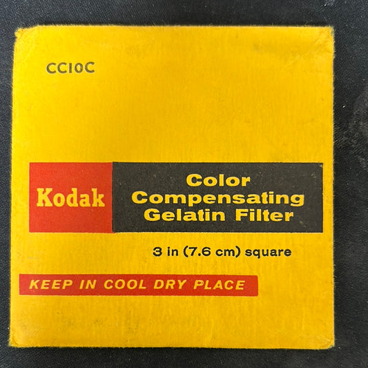 Kodak Wratten Gel Filter (CC10C)  3" x 3" - Partial