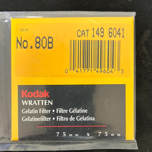 Kodak Wratten Gel Filter (No.80B)  3" x 3"