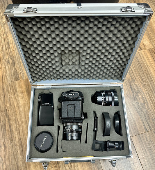 MAMIYA RB67 Pro S Medium Format Camera Package with Lenses
