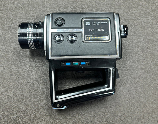 Gaf SS 805 - Synchronized Sound S# 130689 with Chinon Reflex Zoom Lens 7.5-60mm F/1.7