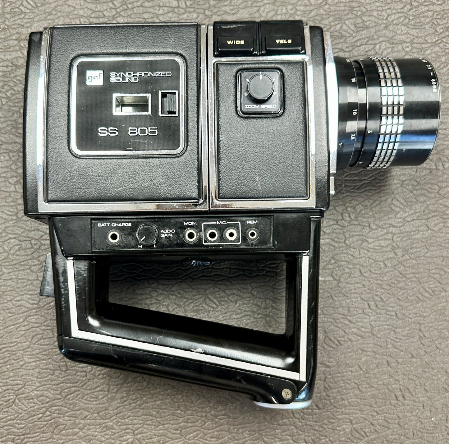 Gaf SS 805 - Synchronized Sound S# 130689 with Chinon Reflex Zoom Lens 7.5-60mm F/1.7