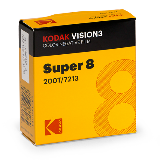 KODAK S8mm 50' VISION3 200T Color Negative Film 7213