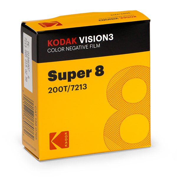 KODAK S8mm 50' VISION3 200T Color Negative Film 7213