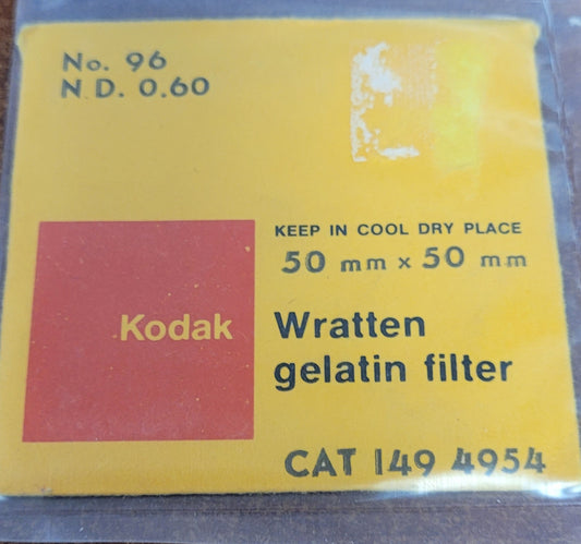 Kodak Wratten Gel Filter (No.96 ND.60)  2" x 2"